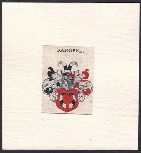 Kargen - Wappen Adel coat of arms heraldry Heraldik