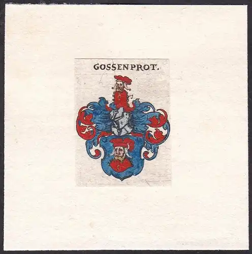 Gossenprot - Gossenbrot Wappen Adel coat of arms heraldry Heraldik