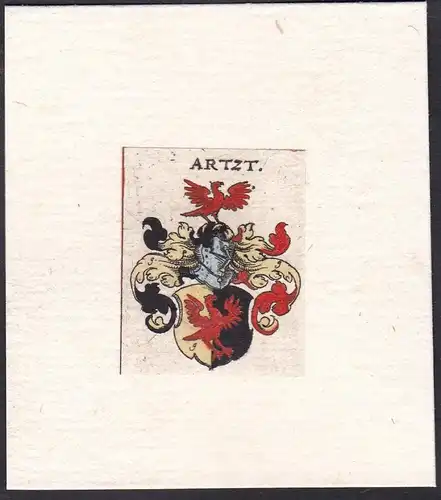 Artzt - Arzt Wappen Adel coat of arms heraldry Heraldik