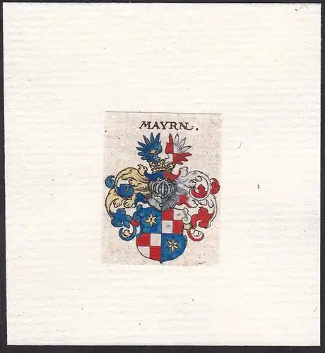 Mayrn - Mayer Mayr Wappen Adel coat of arms heraldry Heraldik