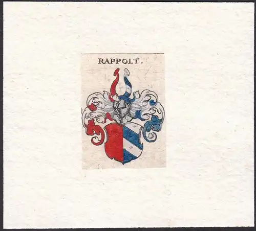 Rappolt - Wappen Adel coat of arms heraldry Heraldik