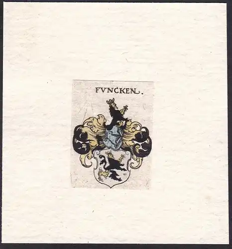 Funcken - Wappen Adel coat of arms heraldry Heraldik