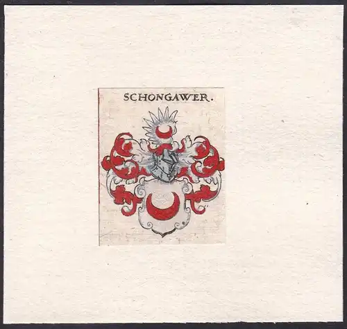 Schongawer - Schongauer Wappen Adel coat of arms heraldry Heraldik