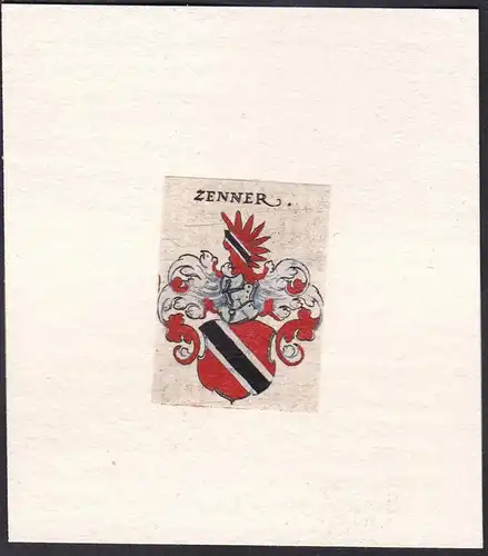 Zenner - Zenn Wappen Adel coat of arms heraldry Heraldik