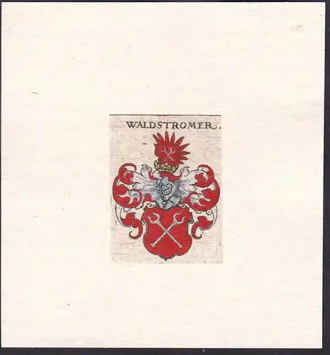 Waldstromer - Waldstromer von Reichelsdorf Wappen Adel coat of arms heraldry Heraldik