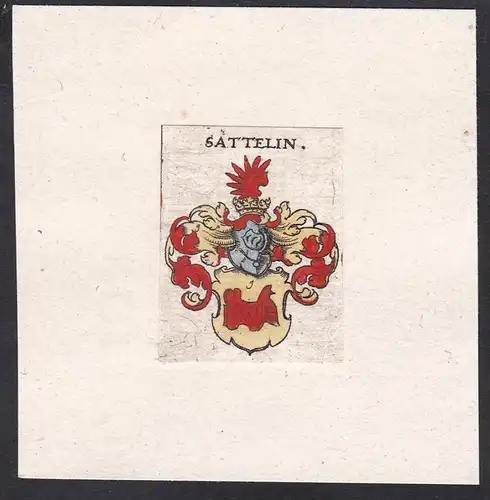 Sättelin - Settelin Wappen Adel coat of arms heraldry Heraldik