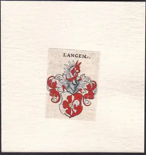 Langen - Wappen Adel coat of arms heraldry Heraldik