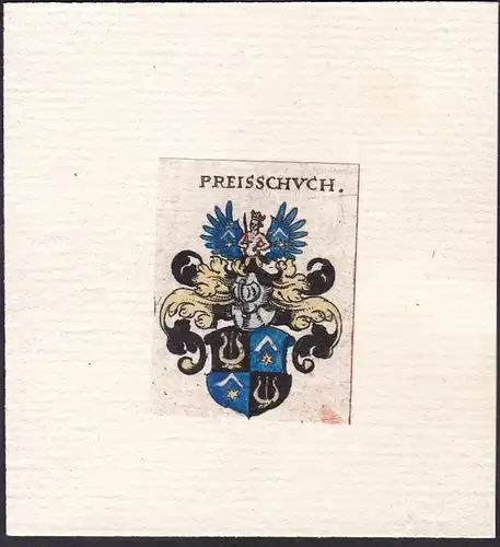 Preisschuch - Wappen Adel coat of arms heraldry Heraldik