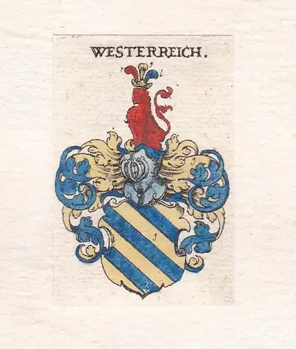 Westerreich - Westrich  Wappen Adel coat of arms heraldry Heraldik