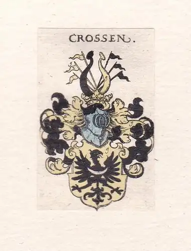 Crossen - Herzogtum Crossen Wappen Adel coat of arms heraldry Heraldik