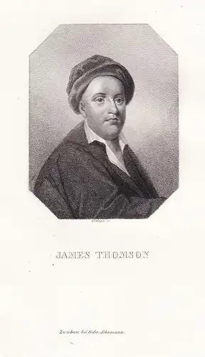 James Thomson - (1700-1748) Scottish playwright Dramatiker poet Dichter writer Schriftsteller / Portrait