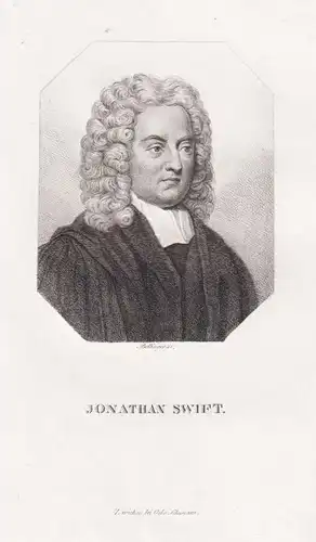 Jonathan Swift - (1667-1745) English author Schriftsteller Gullivers Reisen Gulliver's Travels Gulliver / Port