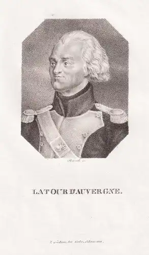 Latour D'Auvergne - Theophile Malo Corret de la Tour d'Auvergne (1743-1800) French officer Offizier Napoleon /