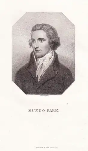 Mungo Park - (1771-1806) Scottish explorer of West Africa Afrikareisender / Portrait