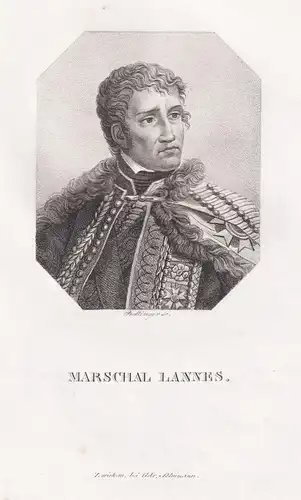 Marschal Lannes - Jean Lannes (1769-1809) French military commander French Revolution Napoleon Marshal / Portr