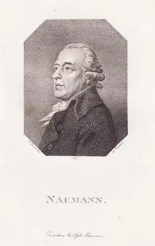 Naumann - Johann Gottlieb Naumann (1741-1801) composer Komponist Dirigent / Portrait