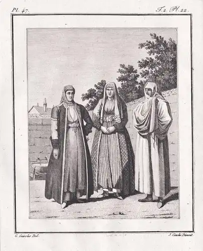 (Femmes tartares de la Crimée) - Tataren Tatars / Tatarei Tartary / women Frauen / Trachten costumes / Krim Cr