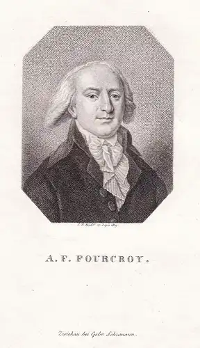 A.F. Fourcroy - Antoine Fourcroy (1755-1809) chemist Chemiker / Portrait