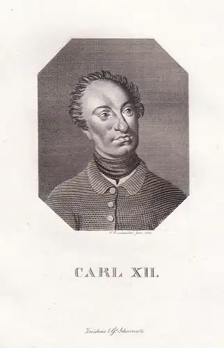 Carl XII - Charles XII of Sweden (1682-1718) Karl Schweden Sverige / Portrait