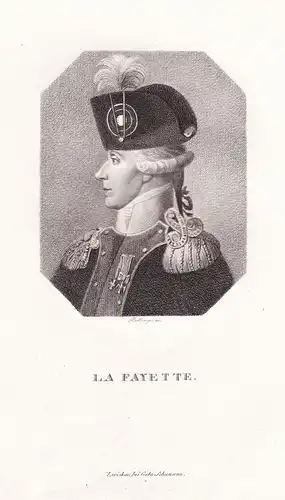 La Fayette - Marie-Joseph Motier, Marquis de La Fayette (1575-1834) Lafayette French military officer freemaso