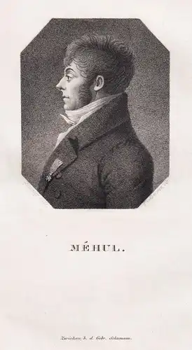 Mehul - Etienne-Nicolas Mehul (1763-1817) composer Komponist / Portrait