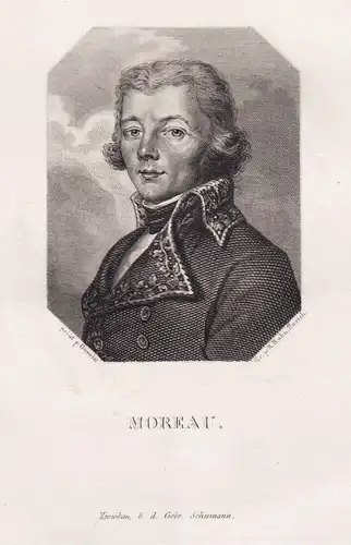 Moreau - Jean-Victor Moreau (1763-1813) French general Napoleon / Portrait