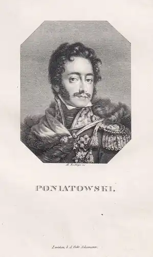 Poniatowski - Jozef Poniatowski (1763-1813) Polish general Polska Polen Napoleon / Portrait