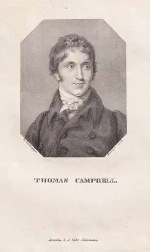 Thomas Campbell - Scottish Dichter poet Scotland Schottland / Portrait