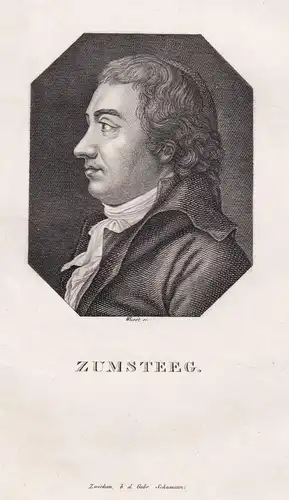 Zumsteeg - Johann Zumsteeg (1760-1802) composer Komponist / Portrait