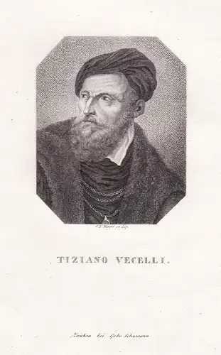 Tiziano Vecelli - Tizian (c. 1488-1576) Titian Italian Renaissance painter Maler / Portrait