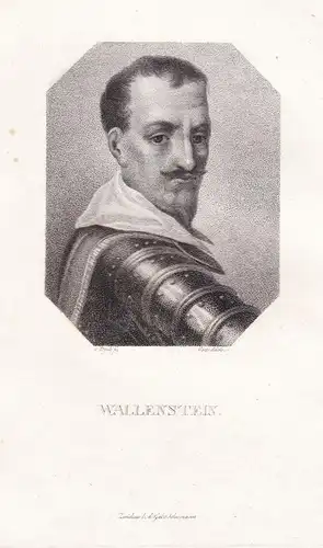 Wallenstein - Albrecht Graf von Wallenstein (1583-1634) Feldherr commander / Portrait