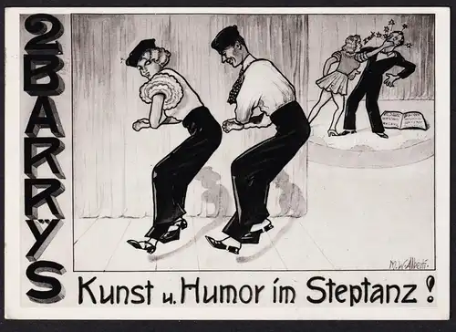 2 Barrys Kunst u. Humor im Steptanz - dancers Tänzer / dance Tanzen Tanz / Stepptanz Step dance