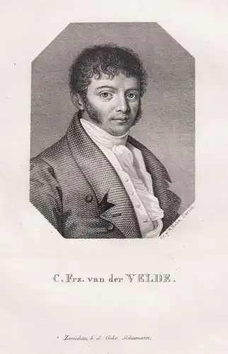 C. Frz. van der Velde - Carl Franz van der Velde (1779-1824) writer Schriftsteller author Richter / Portrait