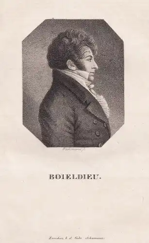 Boieldieu - Francois Adrien Boildieu (1775-1834) composer Komponist / Portrait