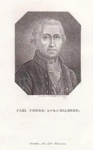 Carl Theod. Rfr. v. Dalberg - Karl Theodor von Dalberg (1744-1817) Bischof Kurfürst v. Mainz Aschaffenburg / P