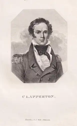 Clapperton - Hugh Clapperton (1788-1827) Scotish naval officer Marineoffizier explorer of Africa Afrikaforsche