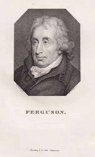 Ferguson - Adam Ferguson (1723-1816) Scottish historian Historiker Scotland Schottland / Portrait