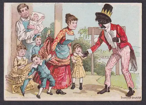Die Camerun Seife / Vintage Advertising Trade Card / Seife soap / Kolonialismus colonialism