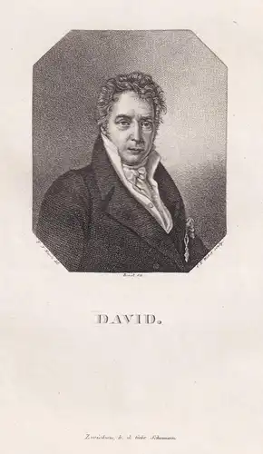 David - Jacques Louis David (1748-1825) Painter Maler Klassizismus / Portrait