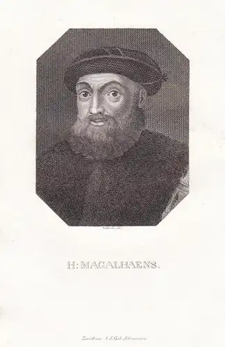 H. Magalhaens - Fernando de Magellan (c. 1480-1521) Ferdinand Portuguese explorer Entdecker Seefahrer sailor /