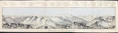 Panorama von Piz Languard - Piz Languard Graubünden Alpen / Schweiz / Suisse / Switzerland