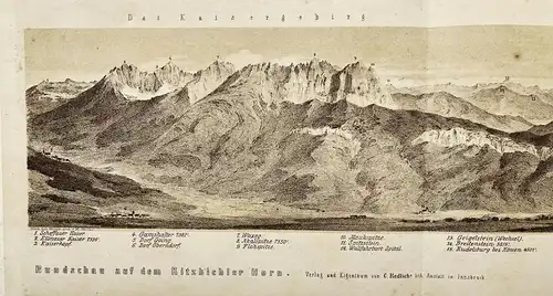Rundschau auf den Kitzbichler Horn - Kitzbühel Kitzbüheler Horn Alpen Tirol Alpinistik / Österreich / Panorama