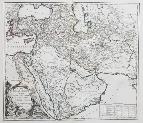 Etats du Grand-Seigneur en Asie, Empire de Perse, Pays des Usbecs, Arabie et Egypte - Asia Asien Persien Persi
