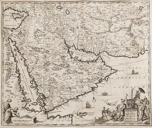 Nova Totius Arabiae Foelicis, Petraeae et Desertae - Saudi Arabia Arabian Peninsula Oman Yemen Jemen