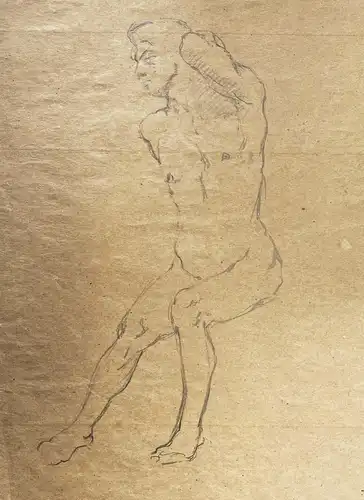 (Skizzenblatt) / männliche Akt Akte nude male nudes