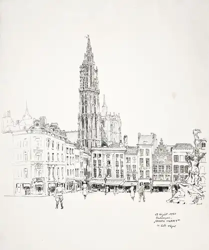 Groote Markt - Antwerp Antwerpen Anvers / Belgium / Belgique / Belgien / Belge