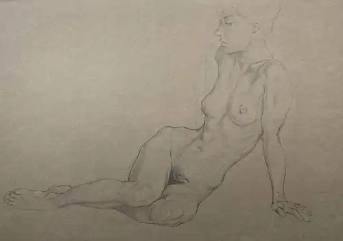 (Liegender weiblicher Akt) - Frau Akt / female nude woman / nu femme