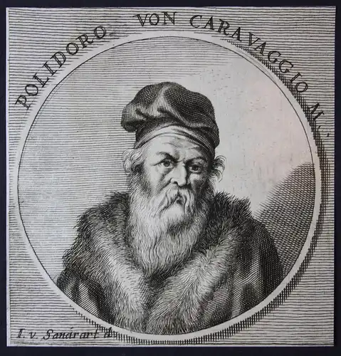 Polidoro von Caravaggio - Polidoro da Caravaggio (1492-1543) Maler painter Mannierismus Mannerism Portrait