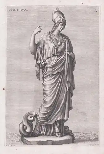 Minerva - Minerva godness of wisdom / Mythologie mythology / antiquity Antike / Altertum / sculpture statue St