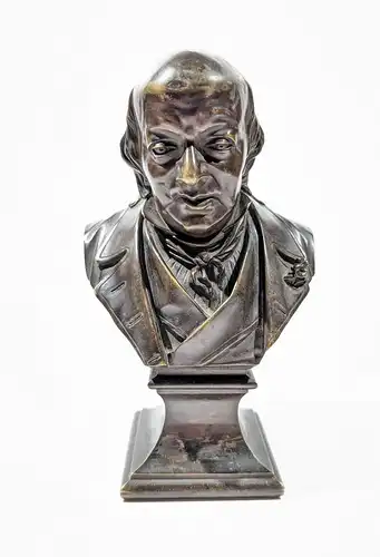 Pierre-Jean de Béranger (1780-1857) French poet Dichter Lyriker chansonnier songwriter singer / Bronze Statue